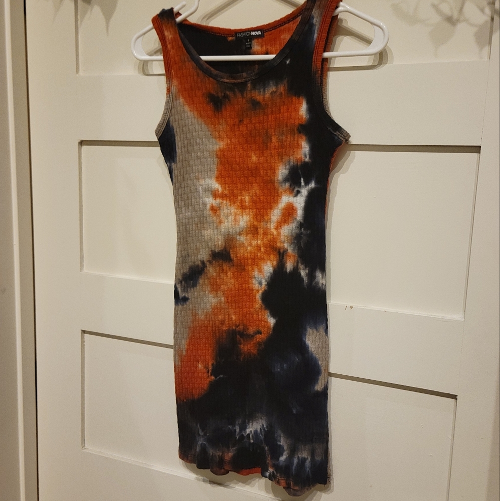 Fashion Nova size small tye dye mini dress